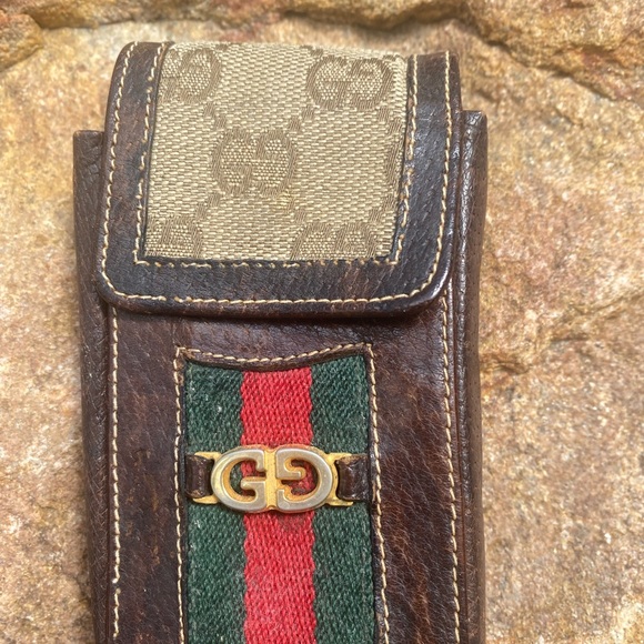 Auth rare GUCCI monogram case card key holder , lighter stash box case - Picture 10 of 10